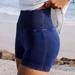 Free People Blue Athletic Shorts